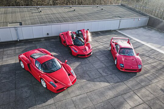 F40 x Enzo x LaFerrari Munsterhuis Sportscars