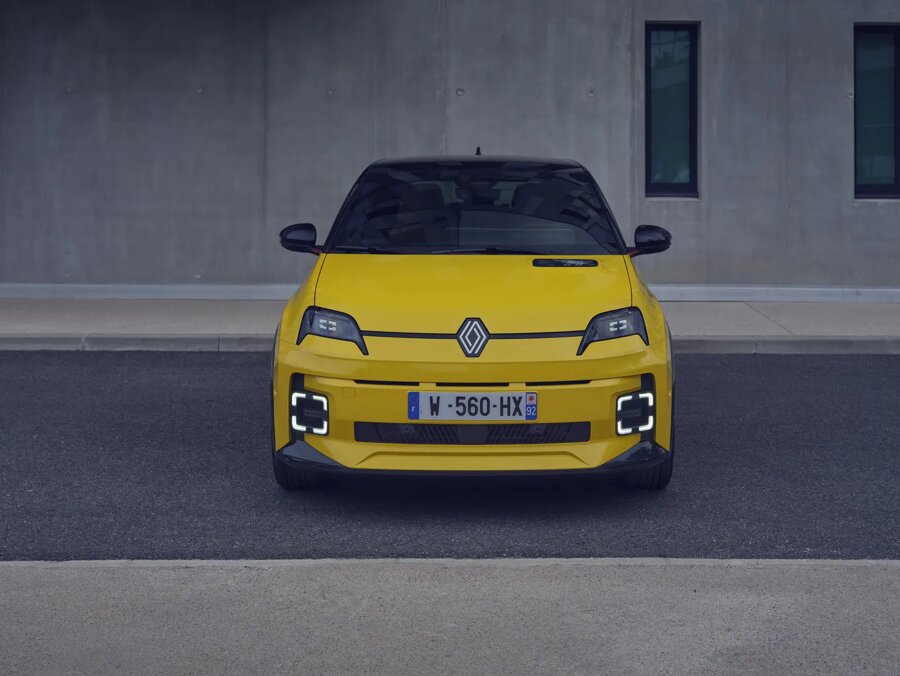 Renault 5 E-Tech electric - version iconic cinq - Jaune Pop ! (17)