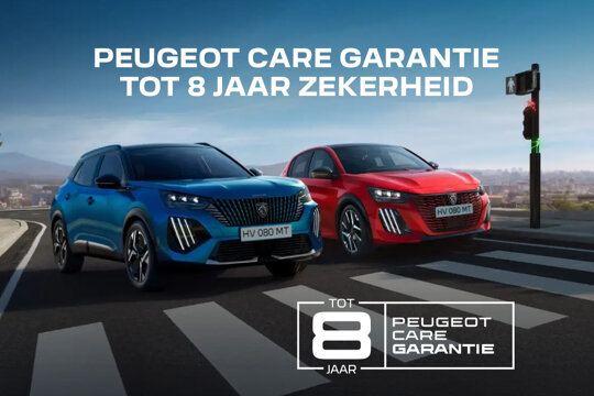 Peugeot 8 jaar garantie