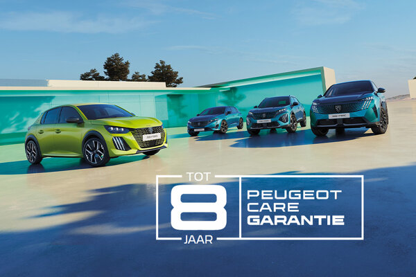 Peugeot 8 jaar Care Garantie