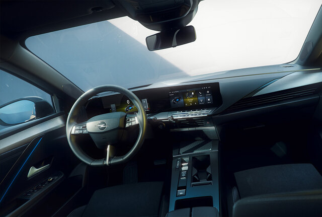 Interieur en dashboard van de nieuwe Opel Astra 2026
