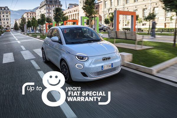 8 jaar garantie Fiat