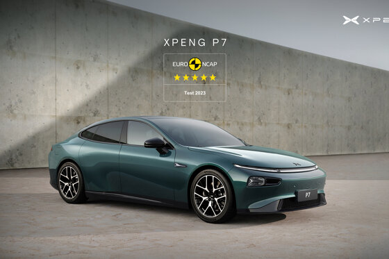 XPENG P7 - 5 sterren NCAP